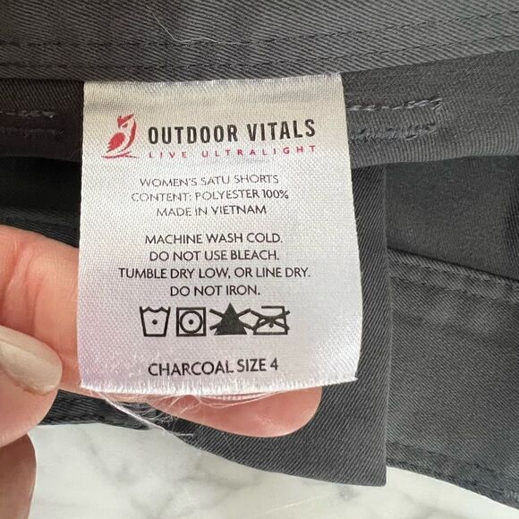 NWOT Outdoor Vitals Sportswear Company Women's Satu Shorts Sz 4 - Picture 8 of 8